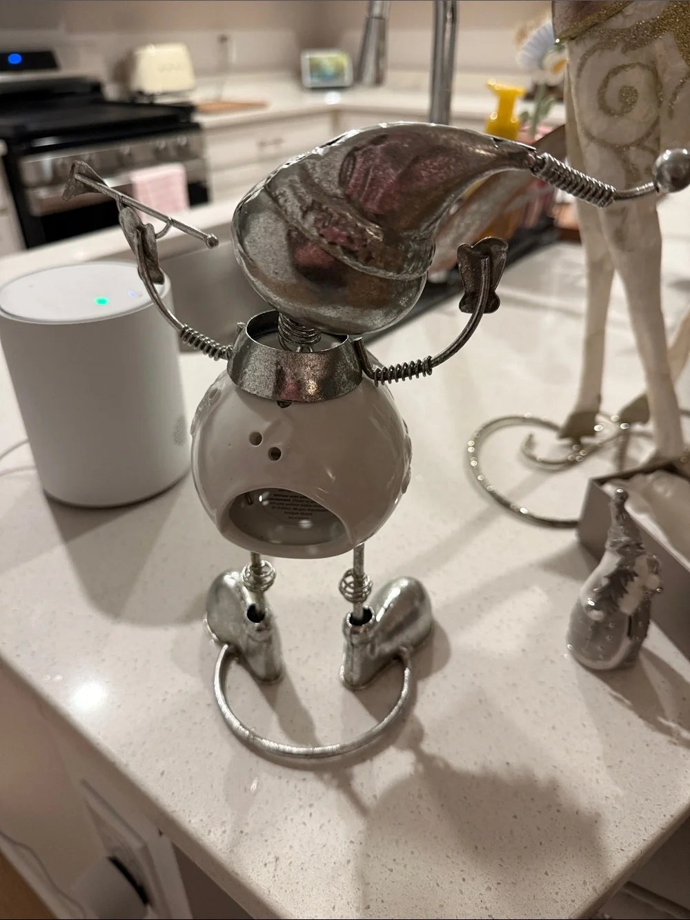 Pier 1 Snowman Tea Light Holder